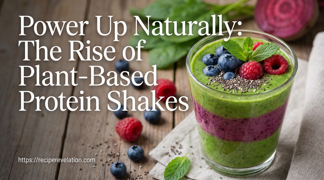 Power Up Naturally: The Rise of Plant-Based Protein Shakes