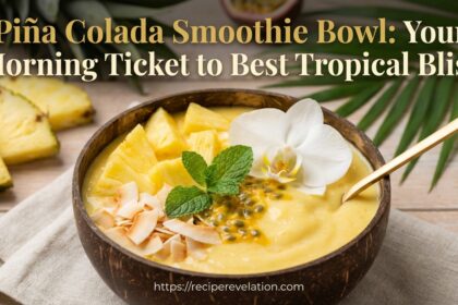 Tropical Bliss: How to Make a Refreshing Piña Colada Smoothie Bowl
