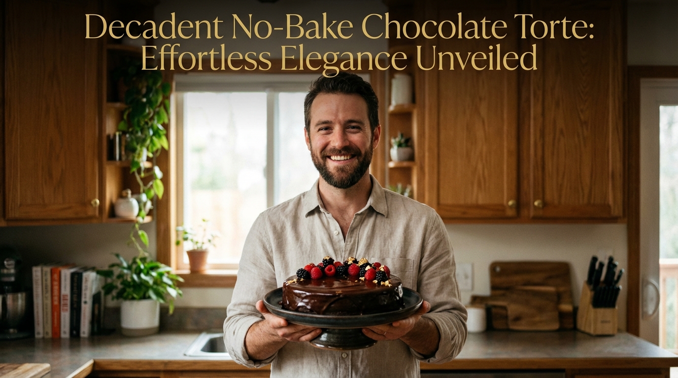 Decadent No-Bake Chocolate Torte: Effortless Elegance Unveiled
