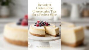 Decadent Gluten-Free Cheesecake: Tips for a Perfect Slice
