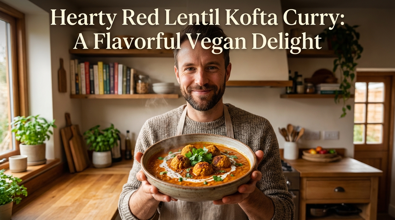 Hearty Red Lentil Kofta Curry: A Flavorful Vegan Delight