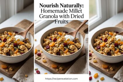 Nourish Naturally: Homemade Millet Granola with Dried Fruits