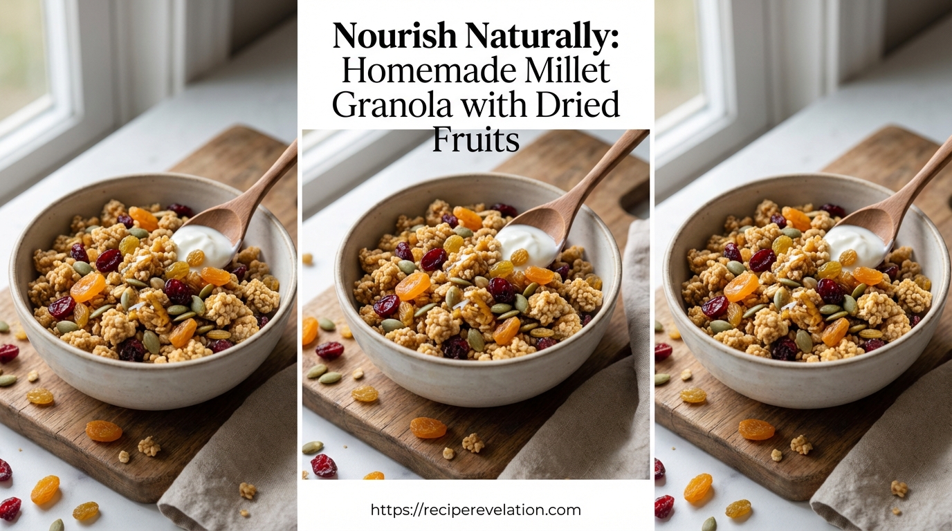 Nourish Naturally: Homemade Millet Granola with Dried Fruits