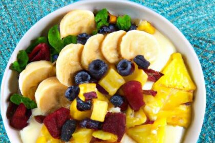 Tropical Bliss: How to Make a Refreshing Piña Colada Smoothie Bowl