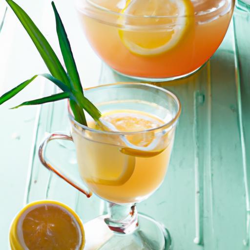 Zesty Lemon Vanilla Iced Tea: A Refreshing Summer Sip