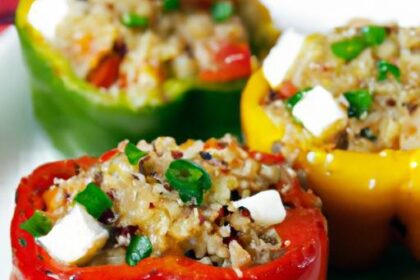 Quinoa-Stuffed Peppers: A Colorful, Nutritious Delight