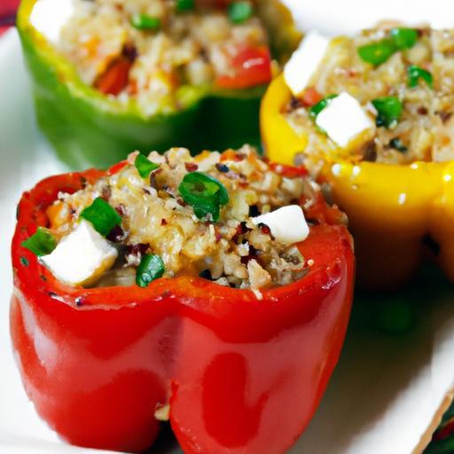 Quinoa-Stuffed Peppers: A Colorful, Nutritious Delight