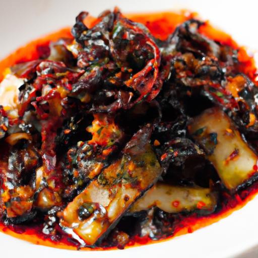 Spicy Sweet Harmony: Gochujang-Glazed Eggplant Delight
