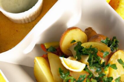 Zesty Greek Lemon & Potato Stew: A Citrus-Infused Classic