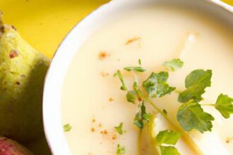 A Cozy Blend: Wholesome Parsnip and Apple Soup Delight