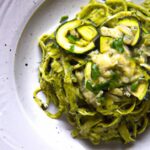 Fresh & Creamy: Vegan Zucchini Noodles with Avocado Pesto