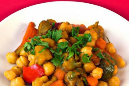 Savory Moroccan Chickpea & Vegetable Tagine: A Flavorful Feast