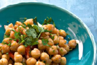 Herb-Infused Marinated Chickpeas: A Flavorful Delight
