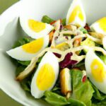 Healthy Twist: Chicken Cobb Salad with Light Dressing Delight