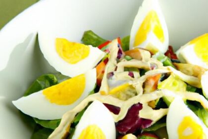 Healthy Twist: Chicken Cobb Salad with Light Dressing Delight