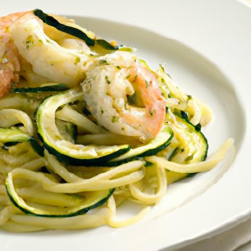 Zesty Shrimp Scampi Meets Zucchini Noodles: A Keto Delight