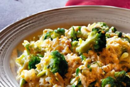 Cheesy Rice with Broccoli: A Comforting Twist on Classic Sides