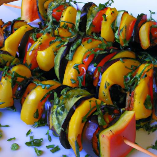 Colorful Vegetarian Charcuterie Skewers: A Tasty⁢ Twist