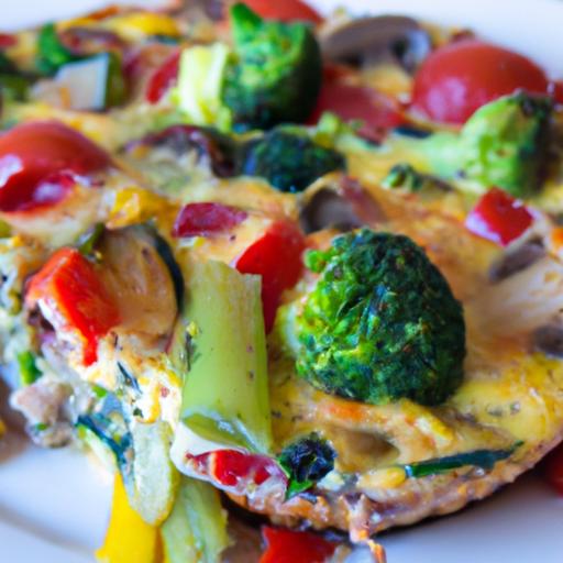 Colorful Veggie-Loaded Frittata: A Nutritious Twist