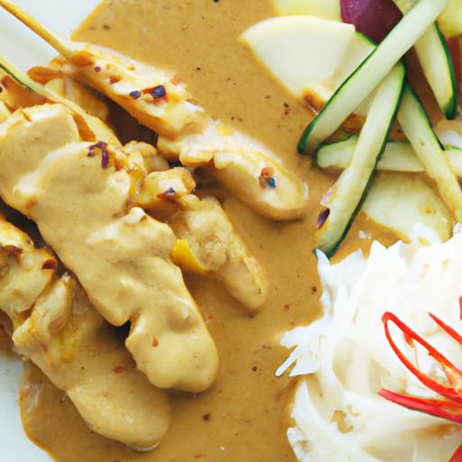 Savor the‍ Flavors: chicken Satay with Creamy Peanut ⁣Sauce