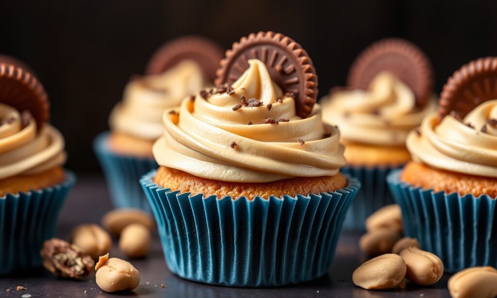 Decadent peanut butter cup cupcakes: sweet treat guide.