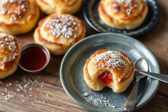 Aebleskiver Uncovered: Golden Danish pancake bites, a delightful treat.
