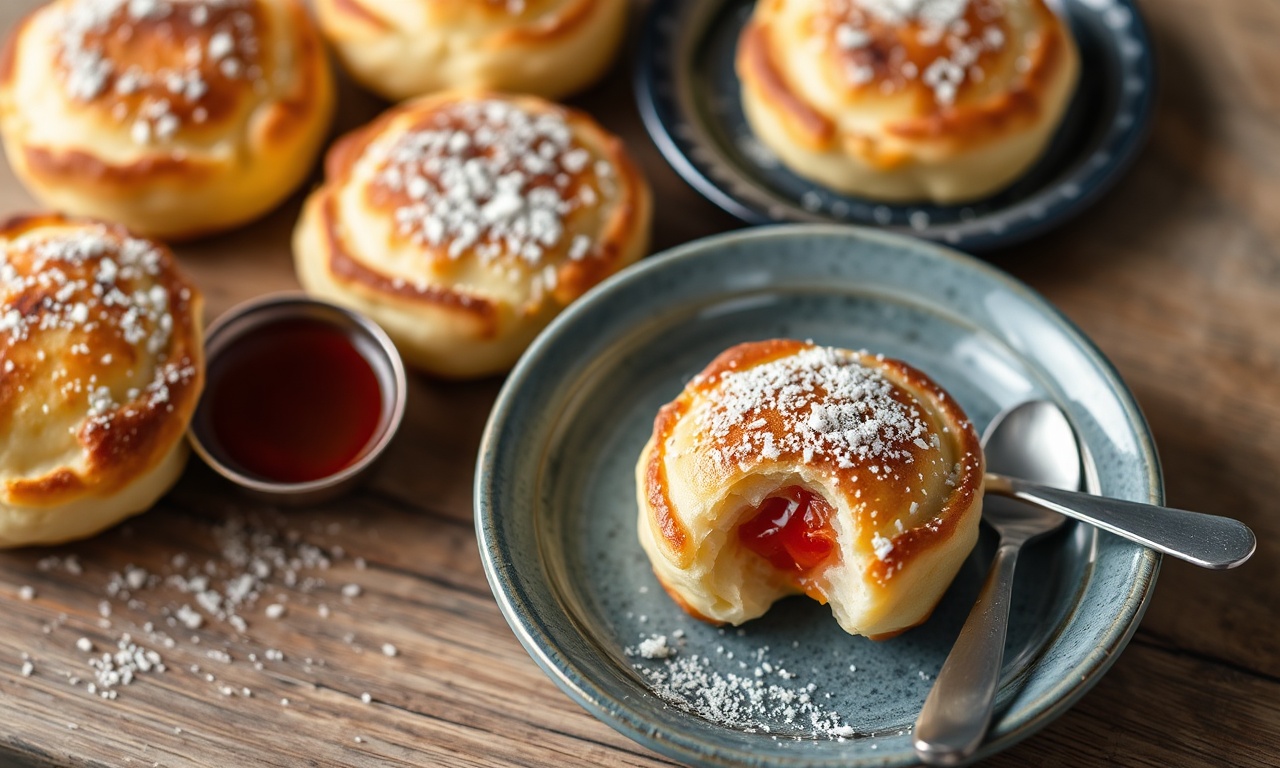 Aebleskiver Uncovered: Golden Danish pancake bites, a delightful treat.