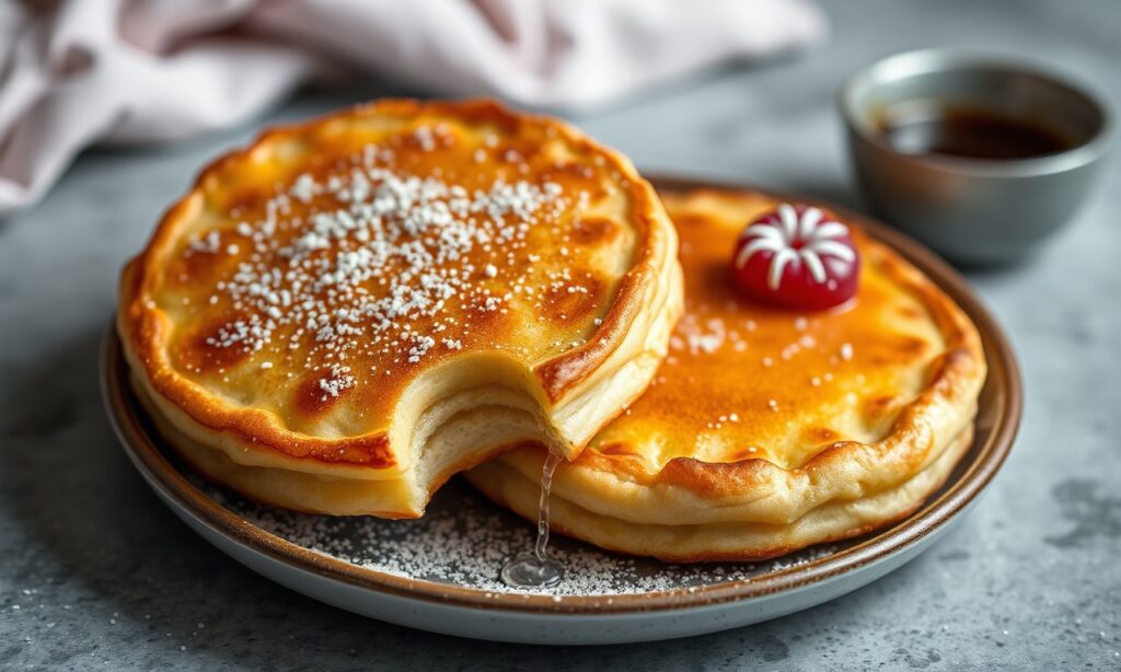 Aebleskiver uncovered: warm, fluffy Danish pancake bites, a delicious sweet treat.