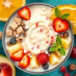 Piña Colada smoothie bowl for tropical morning bliss.