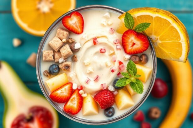 Piña Colada smoothie bowl for tropical morning bliss.