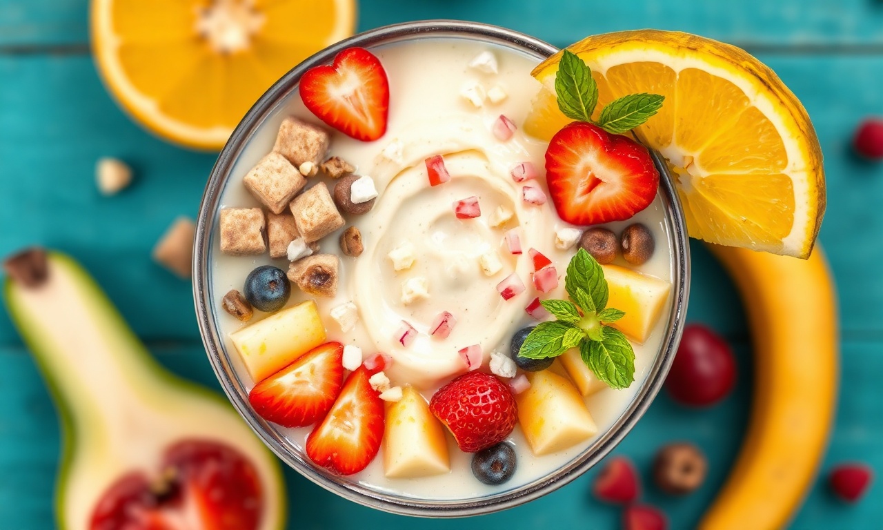 Piña Colada smoothie bowl for tropical morning bliss.