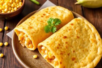 Delicious sweet corn arepas, a flavorful twist on classic treats.