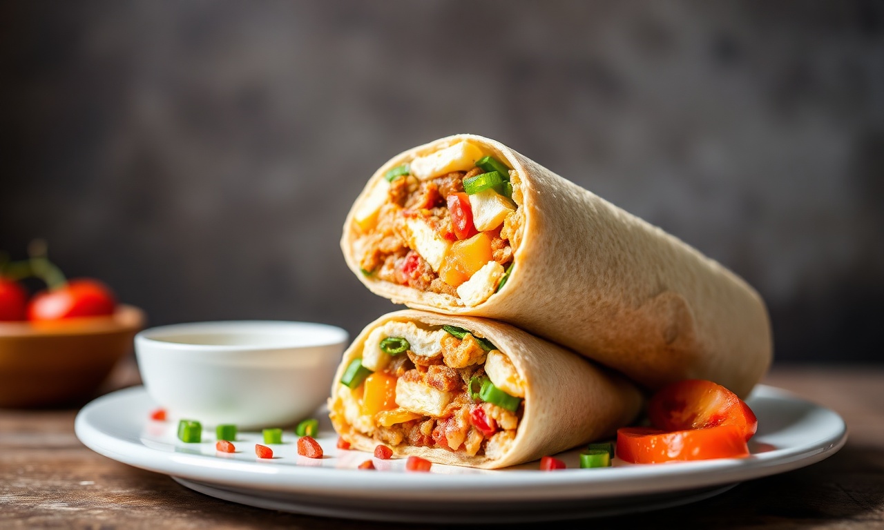 Ultimate breakfast burrito: quick, tasty, easy recipe.