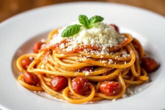 Pasta Queen's assassin spaghetti, a bold culinary hit.