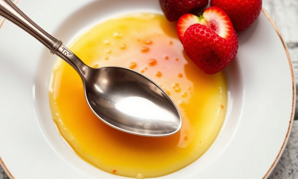 Timeless elegance: classic crème brûlée, a simple yet exquisite dessert.