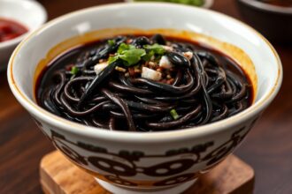 Jajangmyeon Unveiled: Delicious Korean black bean noodles story.