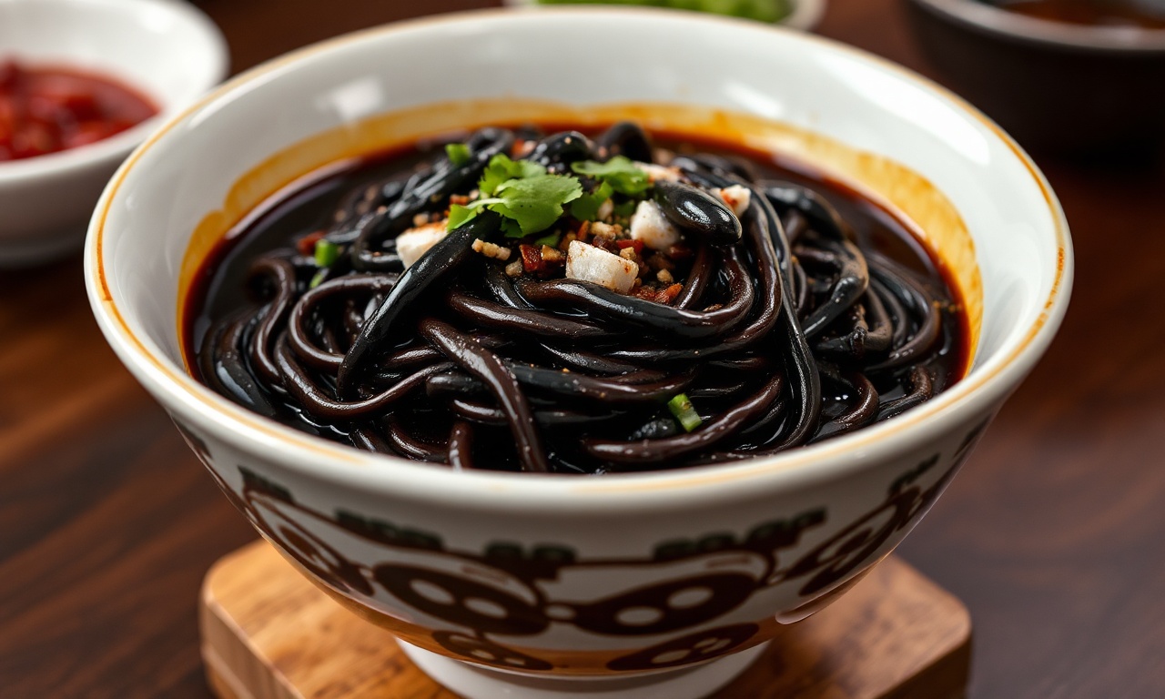 Jajangmyeon Unveiled: Delicious Korean black bean noodles story.