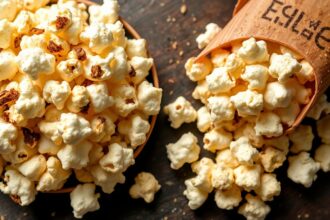 Popcorn perfected: truffle parmesan pairing for gourmet snack lovers.