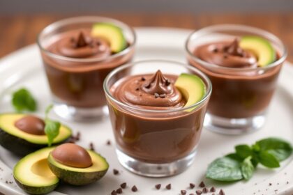 Decadent Chocolate Avocado Mousse: healthy, indulgent, and rich.