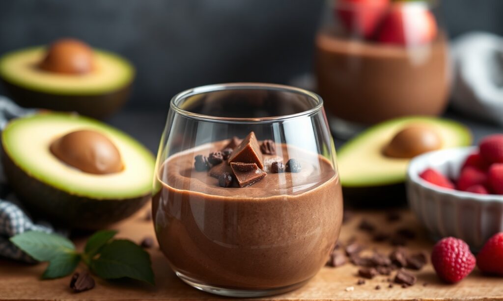 Decadent Chocolate Avocado Mousse: healthy, wholesome indulgence.