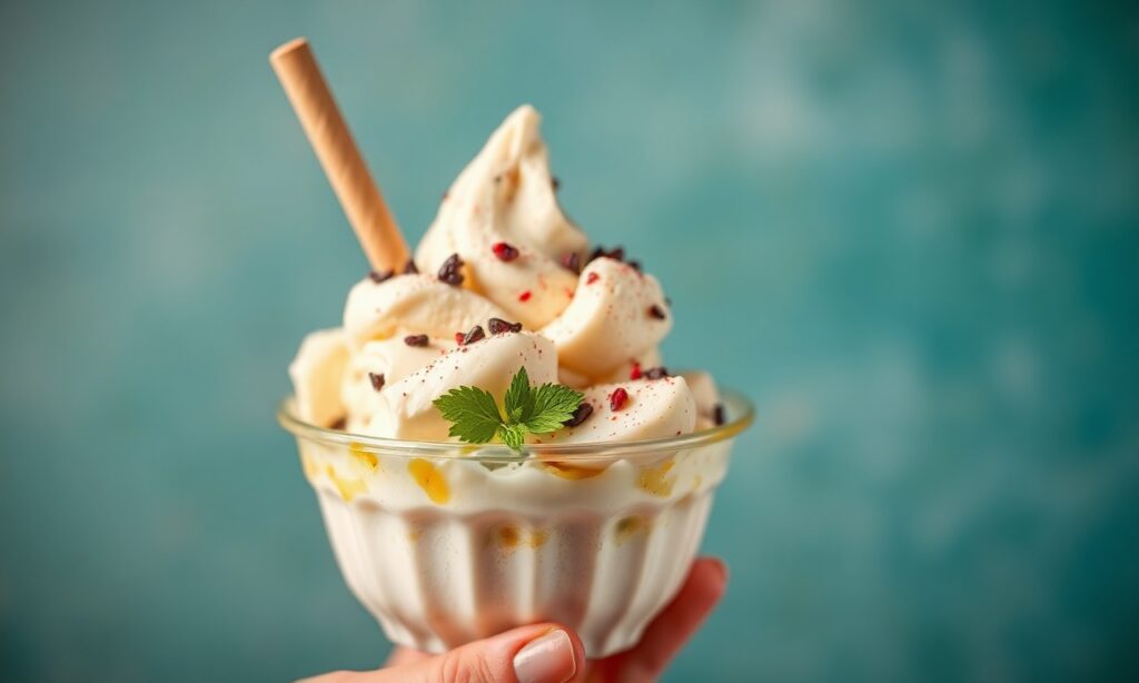 Delight tofu ice cream: a chilling, satisfying innovation for sweet cravings.