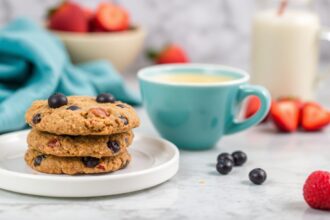 Easy no-bake breakfast cookies for morning fuel.