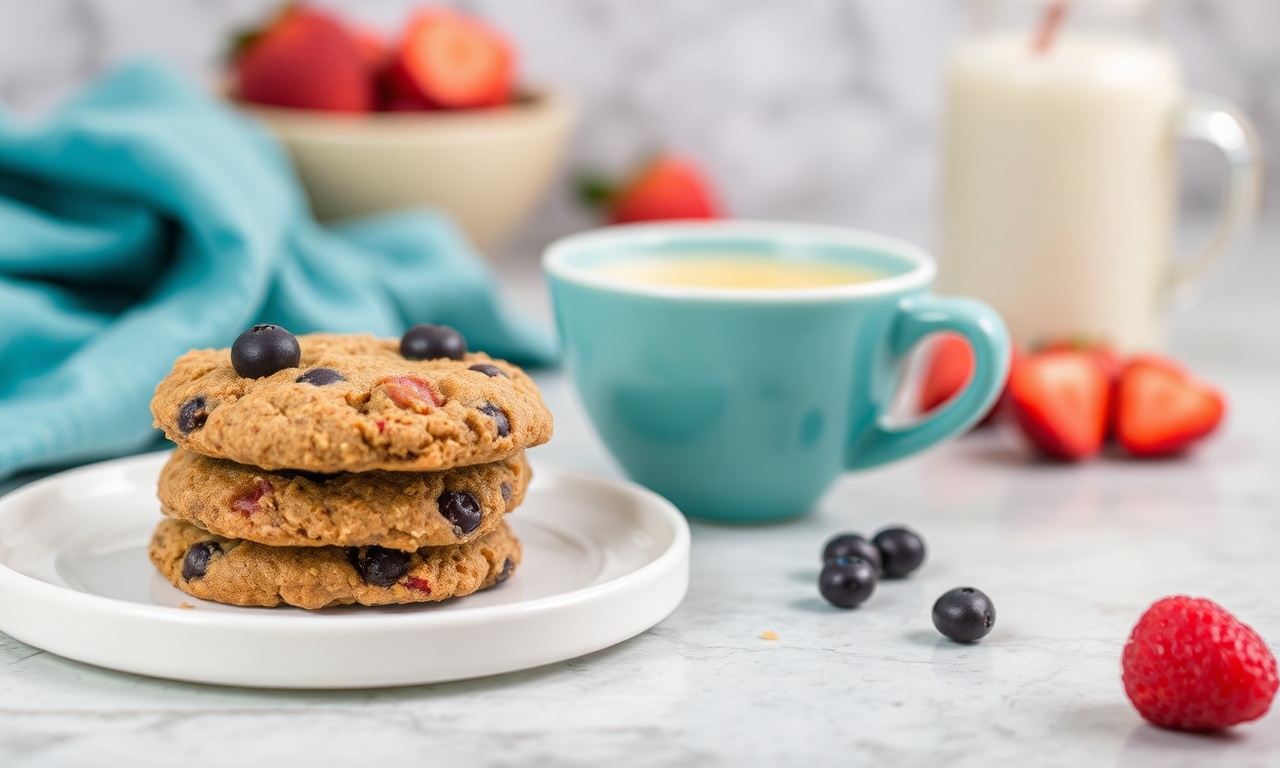 Easy no-bake breakfast cookies for morning fuel.