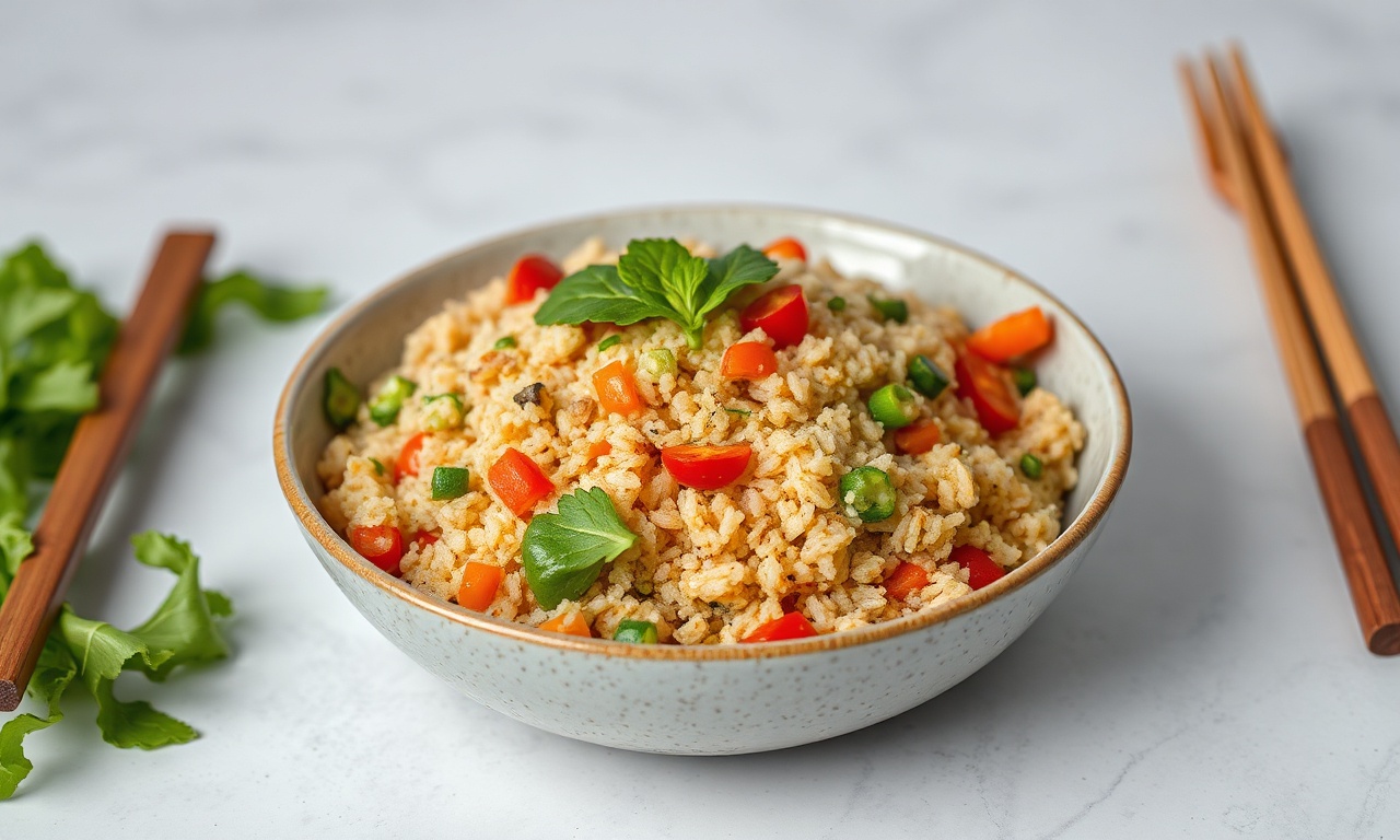 Healthy Quinoa Fried Rice with colorful veggies, a nutritious twist.