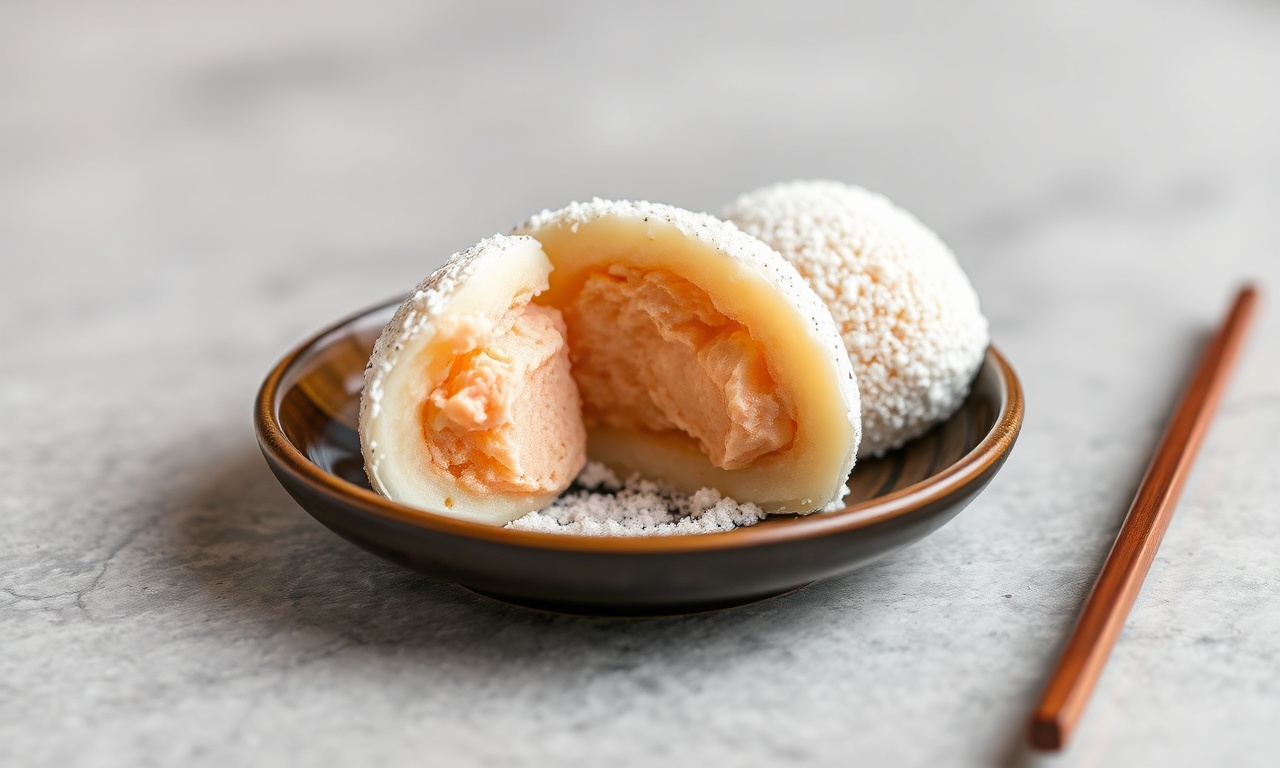 Mochi ice cream: sweet fusion of tradition and flavor.
