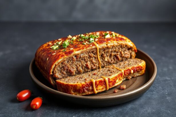Savory pastel de carne, a delicious meatloaf twist.