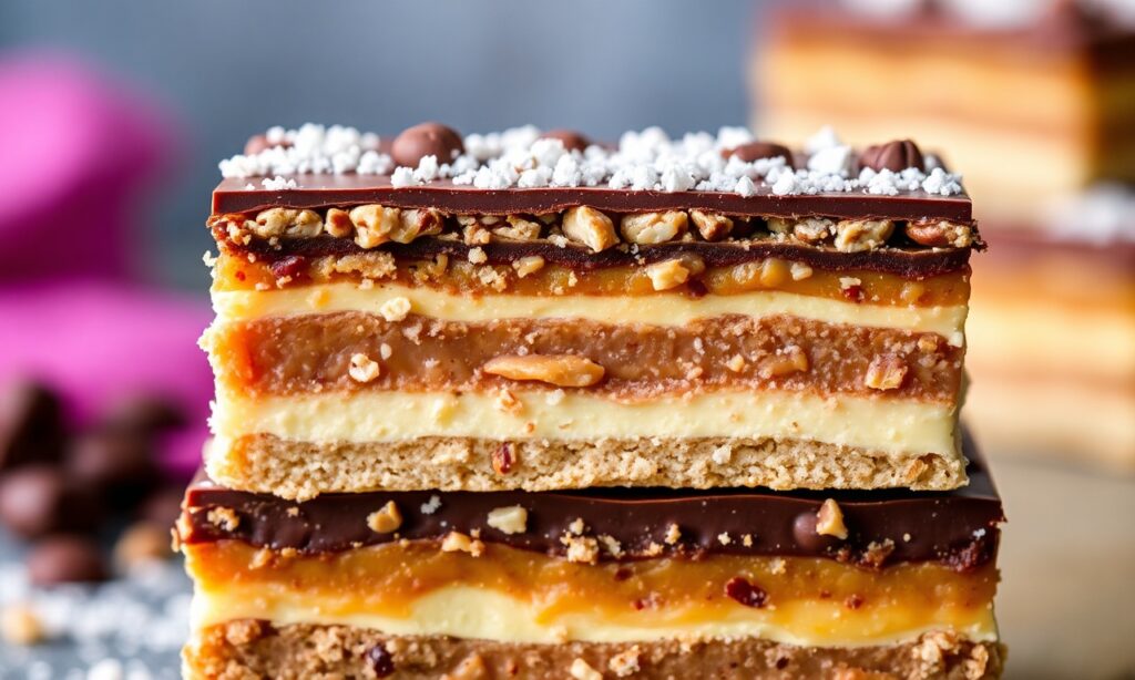 Layer Magic bars: seven irresistible, delicious layers of dessert.