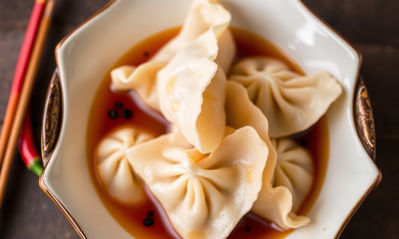 Spice Up your meal with delicious chili oil wontons.