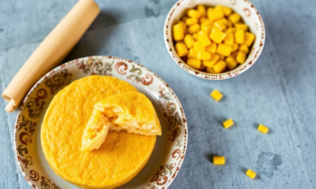 Golden Bites: Delicious sweet corn arepas de choclo.