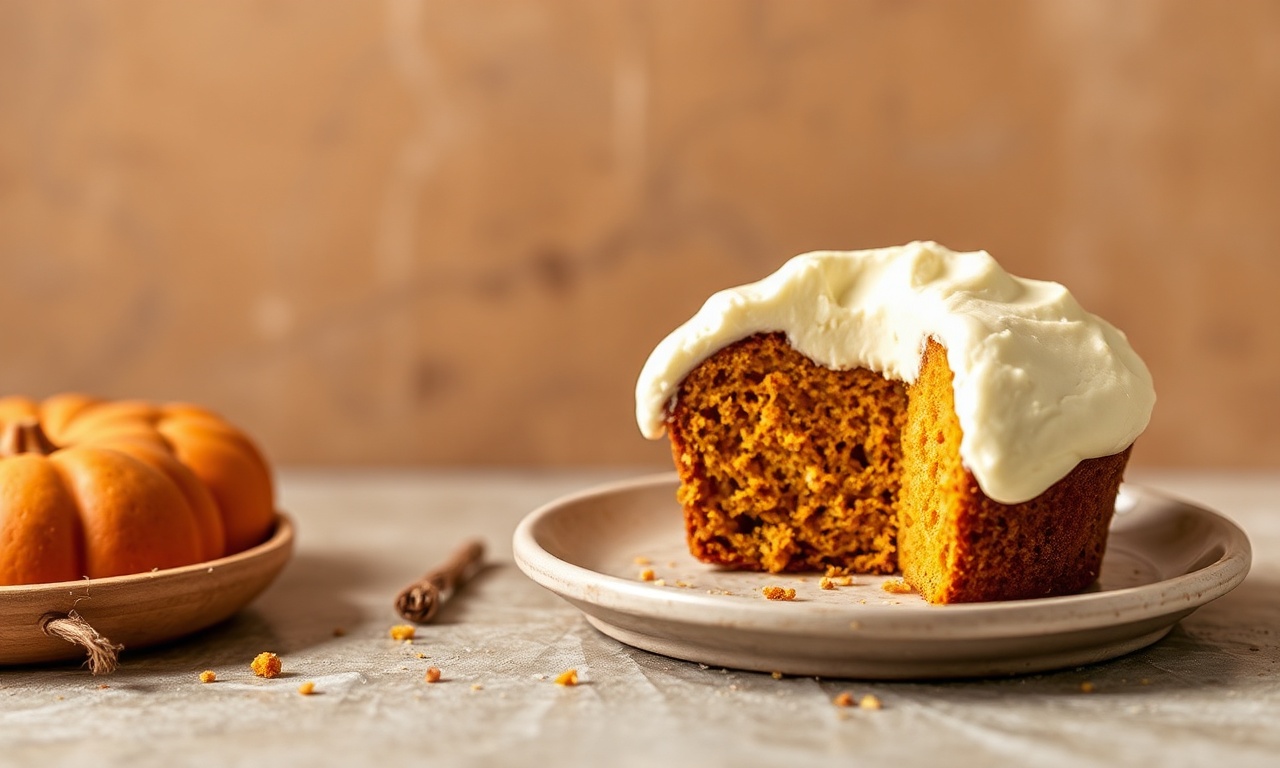 Velvety pumpkin cream cheese frosting for fall baking.